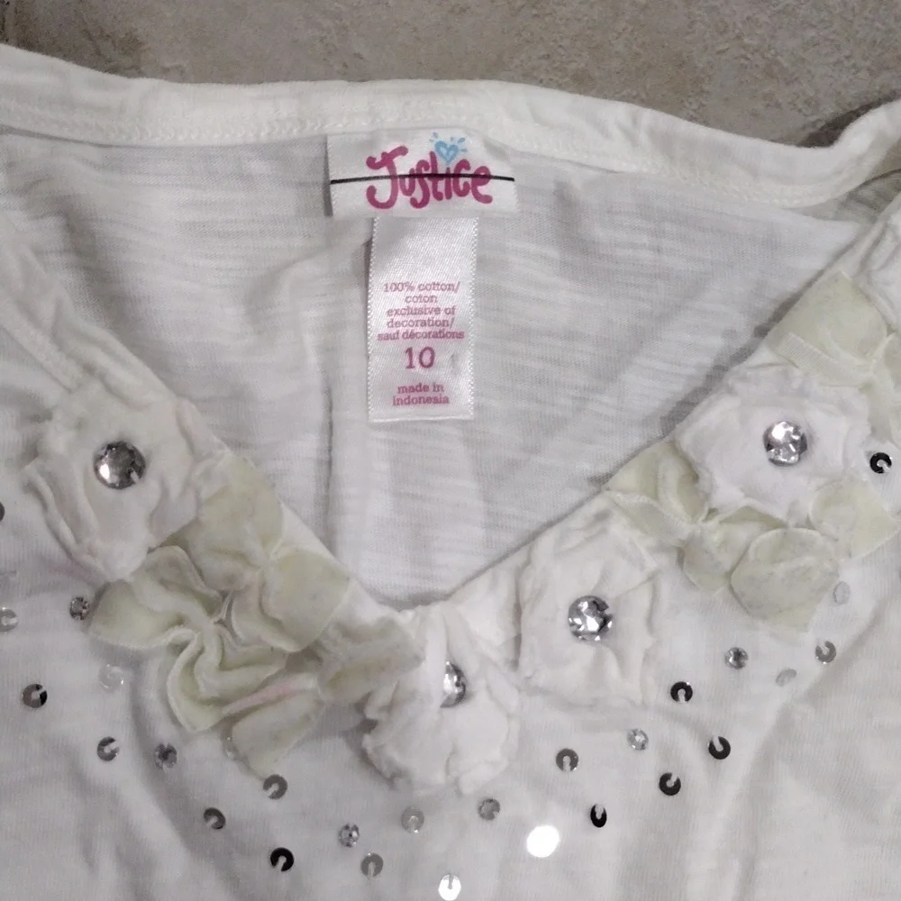 Justice Place Pink Elephant Set of 3 long sleeves shirts in Good Condition